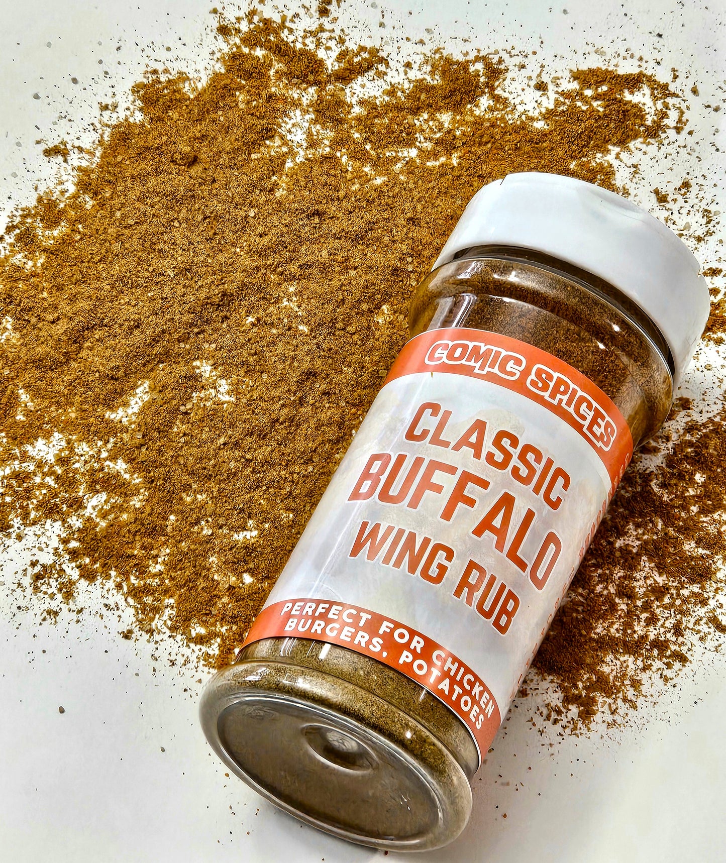 Classic Buffalo Wing Rub - Spicy Seasoning Blend for Wings, Snacks & Game Day | Comic Spices