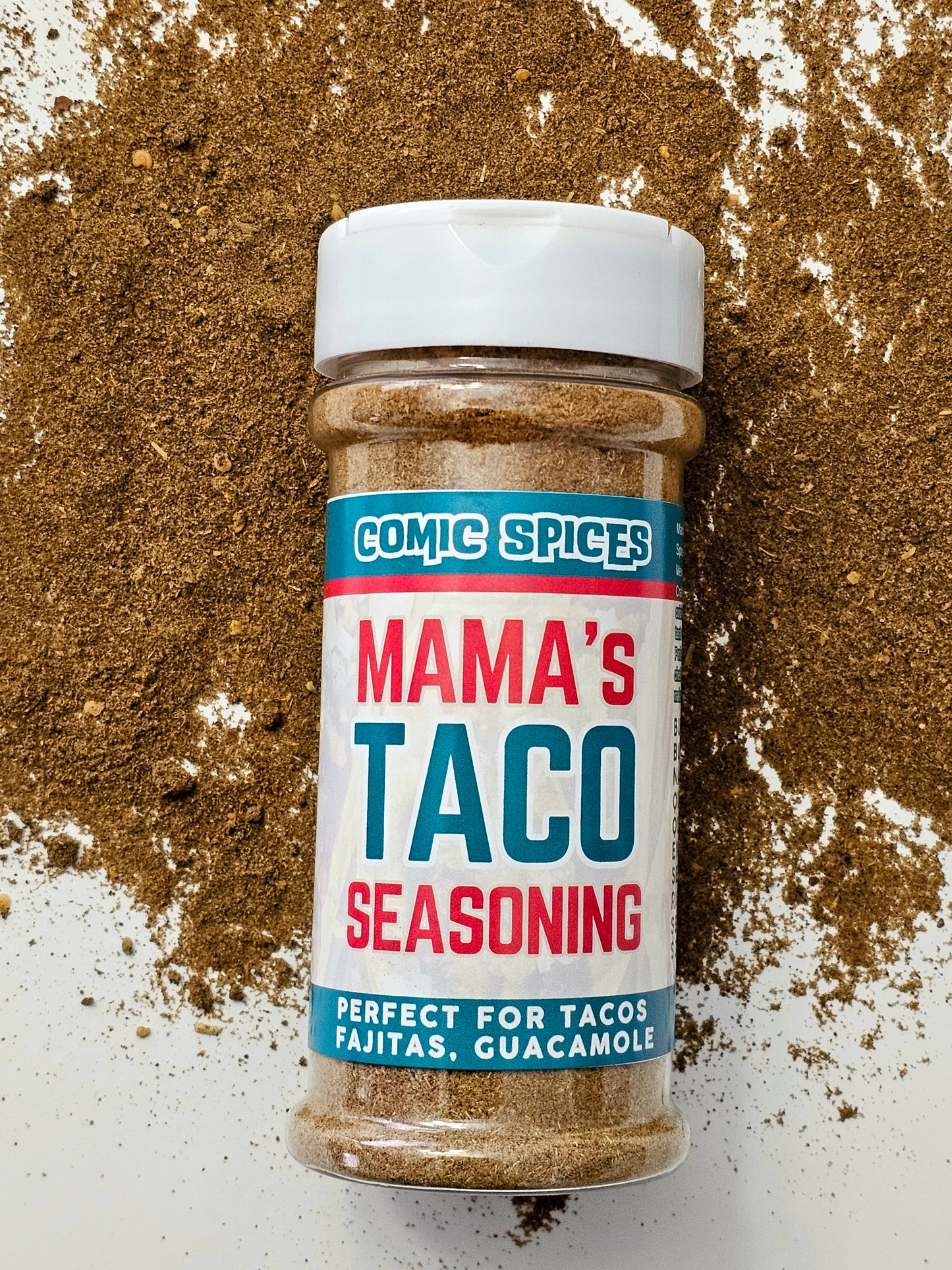 Mama's Taco Seasoning - Authentic Mexican Spice Blend for Tacos, Fajitas, Guacamole - Versatile Cooking Spices - Perfect Gift for Foodies