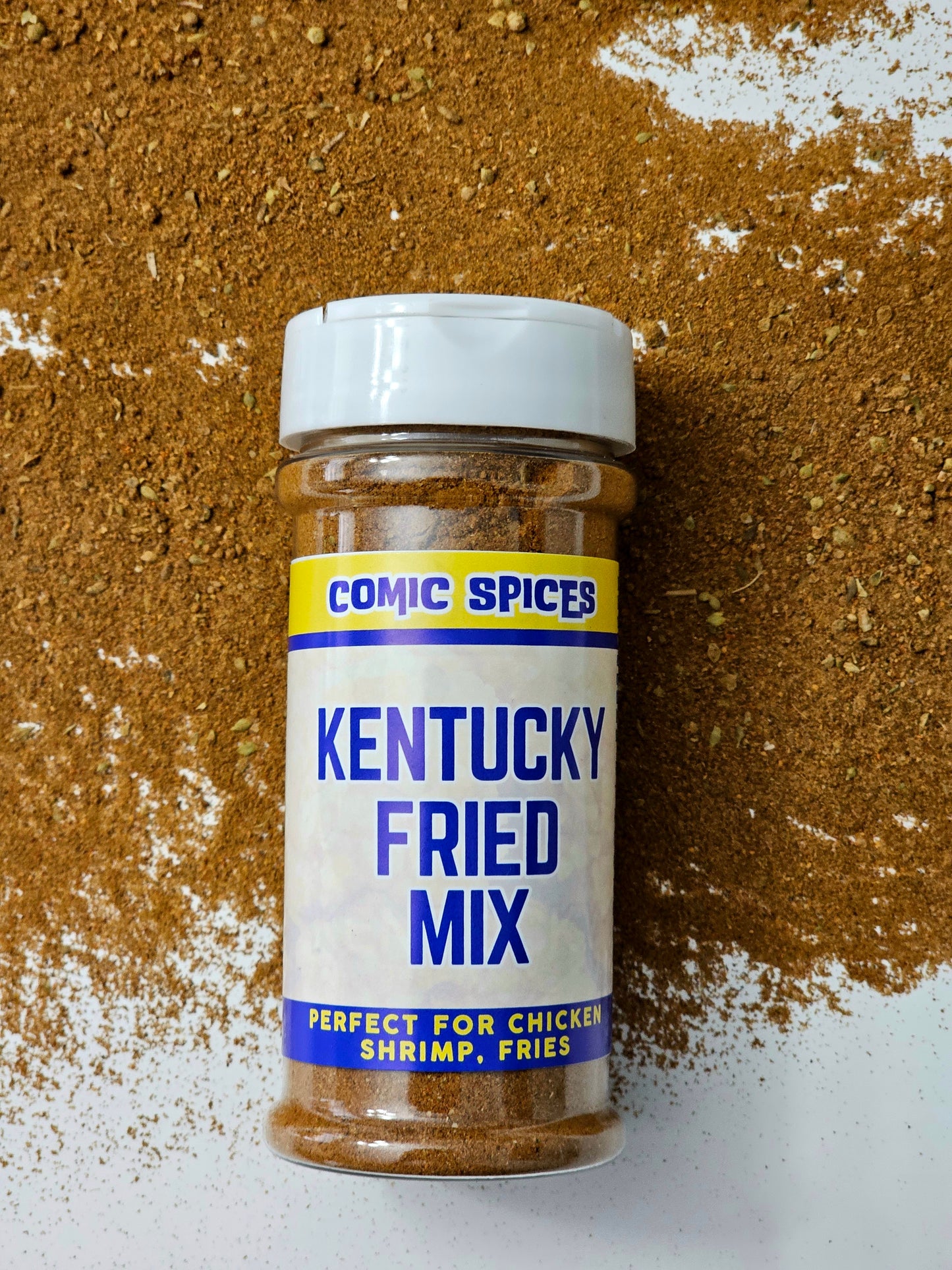 Kentucky Fried Mix - Southern Fried Chicken & Seafood Seasoning, Bold Bourbon Dip Spice, Gourmet Cooking Blend | Comic Spices