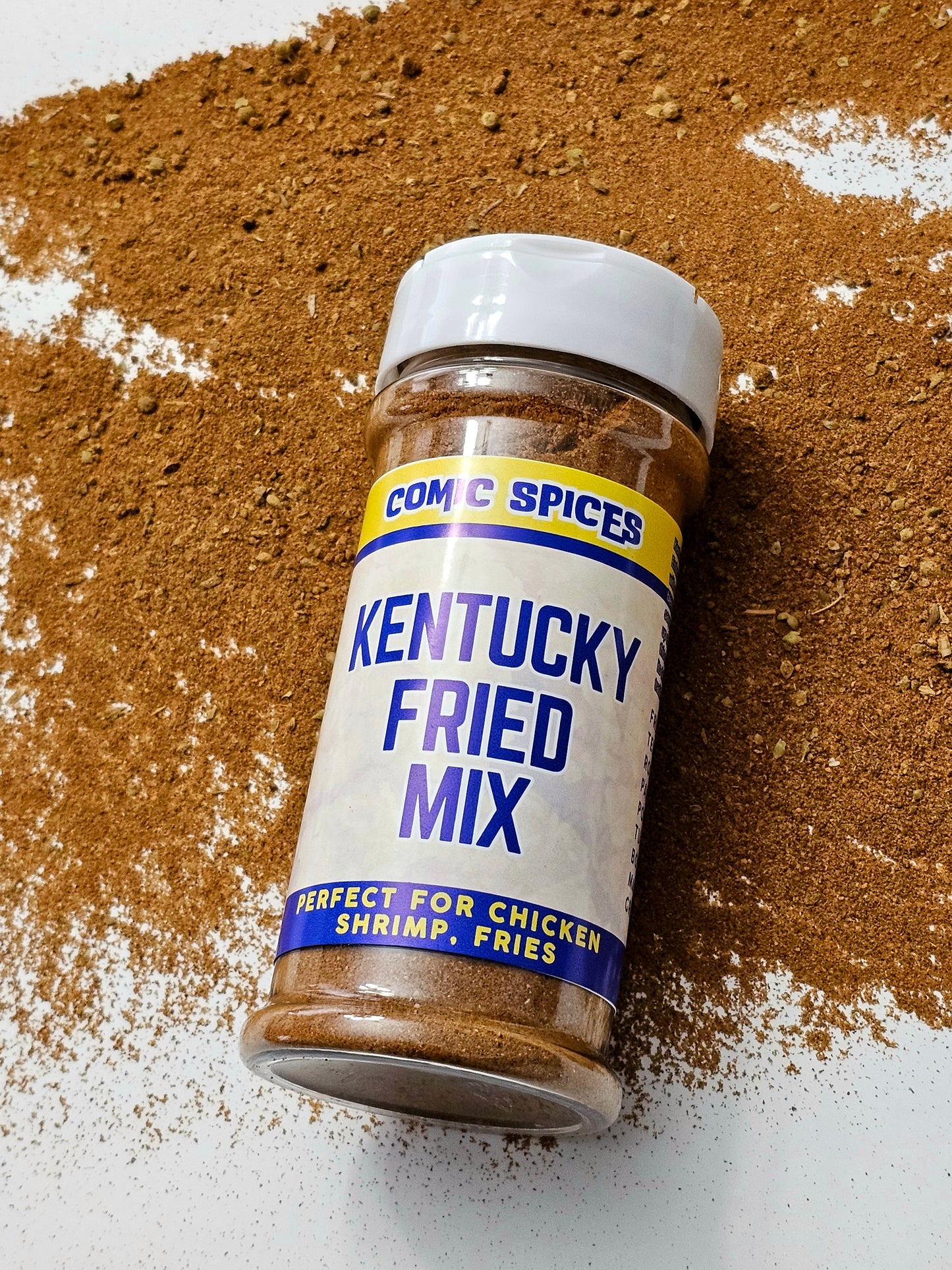 Kentucky Fried Mix - Southern Fried Chicken & Seafood Seasoning, Bold Bourbon Dip Spice, Gourmet Cooking Blend | Comic Spices