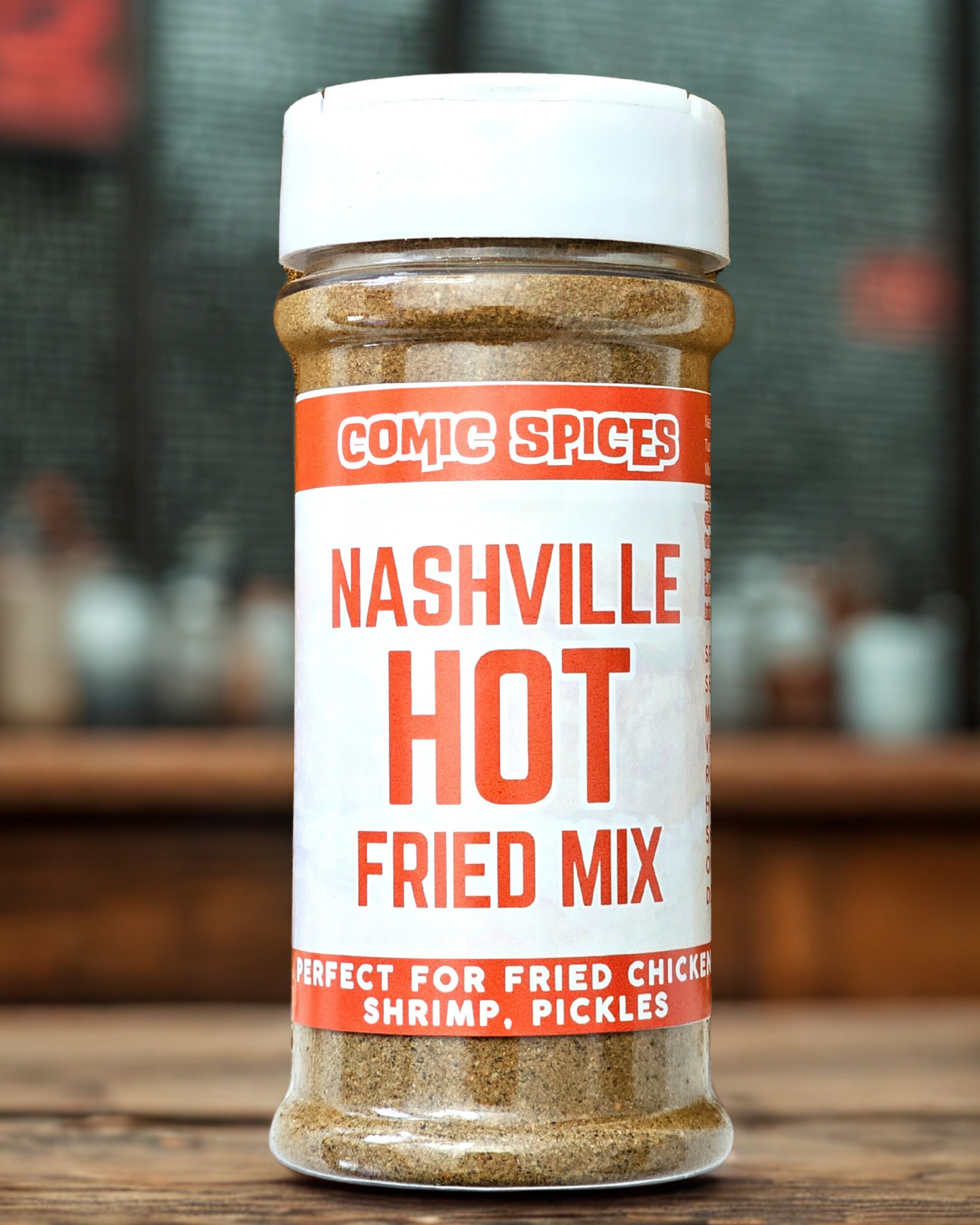 Nashville Hot Fried Mix - Spicy Chicken Seasoning, Perfect for Fries, Dips & Seafood | Comic Spices