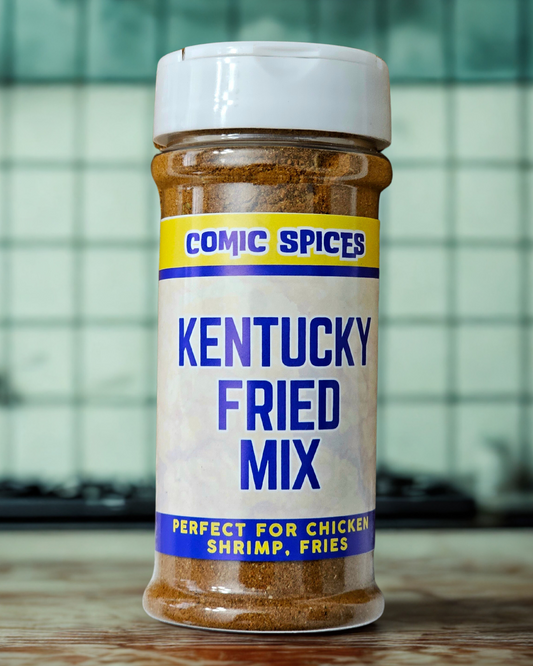 Kentucky Fried Mix - Southern Fried Chicken & Seafood Seasoning, Bold Bourbon Dip Spice, Gourmet Cooking Blend | Comic Spices