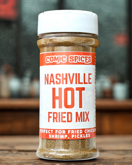 Nashville Hot Fried Mix - Spicy Chicken Seasoning, Perfect for Fries, Dips & Seafood | Comic Spices