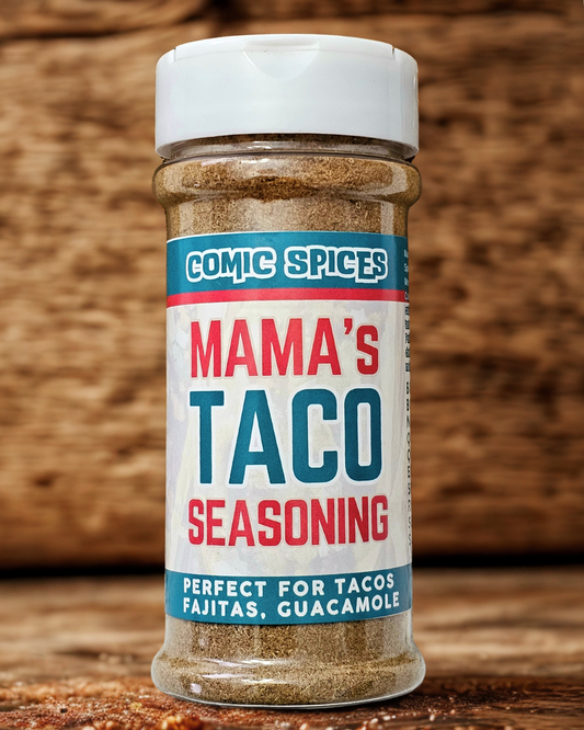 Mama's Taco Seasoning - Authentic Mexican Spice Blend for Tacos, Fajitas, Guacamole - Versatile Cooking Spices - Perfect Gift for Foodies
